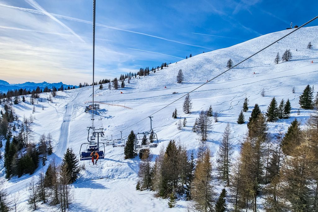 Wörthersee Freeride Jet - Hier die Trasse mit Blick auf die Talstation. - © Gerlitzen Kanzelwand Touristik / Samitz