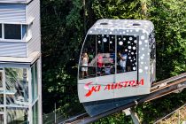 ... kann der Schrägaufzug transportieren. Die Strecke ist 252 Meter lang, bei 85 Höhenmetern. • © alpintreff.de - Christian Schön