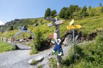 Wenn Du mit der Panoramabahn hochgefahren bist, stehst Du quasi vor dem Start des Themenweges. • © alpintreff.de - Silke Schön