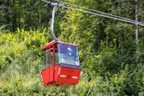 Eine der 40 Gondeln - Die Katrin-Seilbahn wurde im Jahr 1978 vom Hersteller Girak gebaut und fährt seitdem beständig auf die Katrin und zurück. • © alpintreff.de - Christian Schön