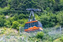 Seit 1985 bringt die Großkabinen-Pendelbahn die Gäste auf den Feuerkogel. • © alpintreff.de - Christian Schön