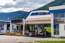 Hutterer Böden Hinterstoder - Auf dem Hochplateau befinden sich mehrere Restaurants, kleinere Lifte sowie die Bergstation der Hössbahn. • © alpintreff.de - Christian Schön