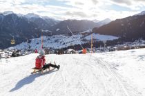 Die komfortable drei Meter breite Rodelbahn ist als mittelschwierig eingestuft.  • © Serfaus-Fiss-Ladis Marketing GmbH, Andreas Kirschner