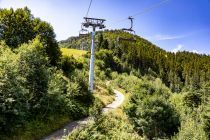 Die Streckenlänge vom Gaisberg-Sessellift beträgt 1.525 Meter. Dabei überwindet er 435 Höhenmeter. • © alpintreff.de - Silke Schön