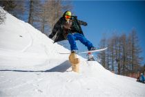 Bilder Snowpark The Spot Obertauern - Die drei Pisten (SPOT Fun Track, SPOT Jib Alley und SPOT Easy Line T-Bar) haben eine Gesamtlänge von drei Kilometern. Freestyler finden eine eigene Route.  • © Tourismusverband Obertauern