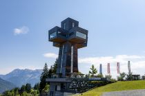 Aussicht deluxe - Die fünfte Aussichtsplattform befindet sich ganz oben in 28 Metern Höhe.  • © alpintreff.de - Silke Schön