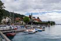 Der Ort Attersee liegt am Westufer des Sees. • © alpintreff.de - Christian Schön