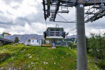 Bergstation Höss-Express - Nach einer ungefähr 4-minütigen Fahrt kommst Du an der Bergstation an. Sie liegt auf einer Seehöhe von 1.855 Metern. • © alpintreff.de - Christian Schön