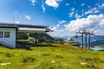 Bergstation Markbachjochbahn - Die Bergstation liegt auf einer Höhe von 1.465 Metern. Der Höhenunterschied zur Talstation beträgt 625 Meter. • © alpintreff.de - Silke Schön