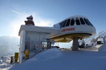 Fahrzeit Sonnalmbahn - Für die 1.197 Meter lange Strecke wird eine Fahrtzeit von ungefähr vier Minuten eingeplant. • © Bergbahnen Berwang