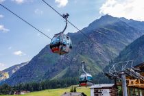 Die Rifflseebahn führt von Mandarfen - dem hintersten Ortsteil von St. Leonhard im Pitztal hinauf zum knapp 2.300 Meter hoch gelegenen Rifflsee.  • © alpintreff.de - Christian Schön