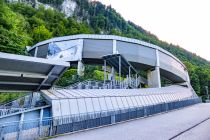 Neubau? - Bei den Unwettern am 17. Juli 2021 wurde der Startbereich der Bobbahn am Königssee nahezu komplett zerstört. • © alpintreff.de - Christian Schön