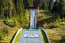 HS 98 Schanze in Ramsau am Dachstein - Die größte Schanze ist die HS 98, sie stammt aus dem Jahr 1995.  • © alpintreff.de - Christian Schön