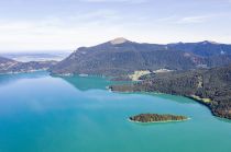 Türkisblau - Die türkisblaue Farbe des Walchensees macht ihn unverwechselbar. • © Tourist Information Kochel am See