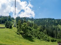Eine nette Bergfahrt (aber nicht spektakulär) bietet die Wannenjochbahn in Schattwald im Tannheimer Tal • © alpintreff.de / christian schön