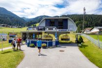 Die Sesselbahn Starjet 1 sowie die zweite Sektion Starjet 2 sind die beiden Sommerbahnen in Flachau mit Saisonzeiten von etwa Anfang Juni bis Anfang Oktober. • © alpintreff.de - Christian Schön