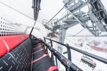 Flimjochbahn in Ischgl - Einzelsitze hat die neue Flimjochbahn allerdings noch nicht. • © TVB Paznaun - Ischgl