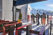 Gampenbahn in Ischgl - Einstiegsbereich der Gampenbahn. • © TVB Paznaun - Ischgl