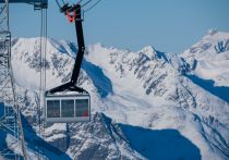 Piz Val Gronda Bahn - Piz Val Grond Bahn in Ischgl - Stütze zwei mit Bergpanorama • © Bild: TVB Paznaun - Ischgl