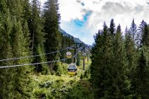 Die Senderbahn ist mal nicht orange, sondern gelb. • © alpintreff.de / christian Schön