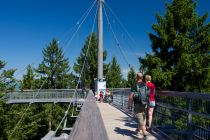 skywalk allgäu - Bis zu 40 Meter über dem Boden läufst Du über den Weg.  • © skywalk allgäu gemeinnützige GmbH 