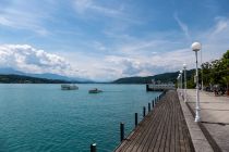 Der Wörthersee - Schiffsanleger Werzer. Der andere Schiffsanleger in Pörtschach ist der Peter-Alexander-Steg. • © alpintreff.de / christian Schön