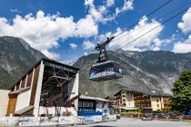 Venetseilbahn - Zams in Tirol - Bergbahn - Die Streckenlänge der Venetbahn beträgt über 3.400 Meter. • © alpintreff.de - Christian Schön