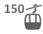 Pendelbahn, 150 Personen pro Kabine