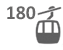 Pendelbahn, 180 Personen pro Kabine