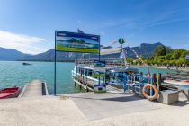 Die Anlegestelle der Mondsee Schifffahrt Hemetsberger. • © skiwelt.de - Christian Schön