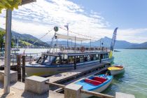 Die MS Herzog Odilo liegt in Mondsee an.  • © skiwelt.de - Christian Schön