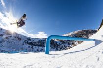Snowboard-Fun im PenkenPark. • © Mayrhofner Bergbahnen