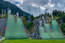 Die Schattenbergschanzen in Oberstdorf. • © Maike Tyralla