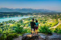 Der Slow Trail Römerschlucht führt oberhalb von Velden am Wörthersee entlang. • © Wörthersee Tourismus, Gert Perauer