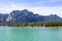 Blick auf die Drachenwand und natürlich den Mondsee. • © skiwelt.de - Christian Schön