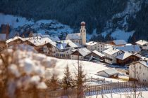 Das winterliche Jerzens im Pitztal. • © TVB Pitztal, Chris Walch (Breonix Foto+Design)