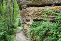 Ein Stück des Weges durch die Mayrbergklamm. • © Salzburger Saalachtal Tourismus, Hermann Hollaus