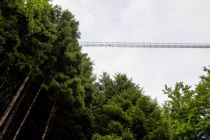 Die Hängebrücke highline179 von unten. • © Tirol Werbung / Hörterer Lisa