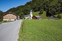 Die Gemeinde Schnepfau im Bregenzerwald. • © Christoph Lingg, Bregenzerwald Tourismus