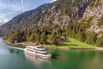 Die Gaisalm am Achensee ist mit dem Schiff sehr gut erreichbar. • © Achensee Tourismus