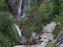 Der Stod Wasserfall befindet sich im Oberautal in Achenkirch am Achensee.  • © Achensee Tourismus