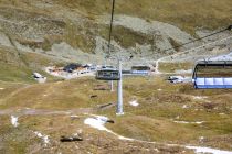 Alp Trider Sattelbahn mit Blick auf Alp Trida • © skiwelt.de / christian schön