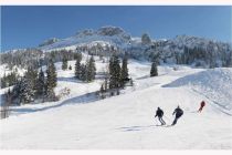 Skifahren im Skigebiet Kampenwand. • © Kampenwandbahn