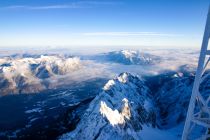 Ausblick von der Zugspitze. • © skiwelt.de - Christian Schön
