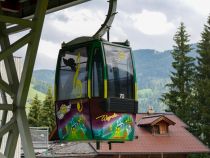 Die ehemalige Gondelbahn Flying Mozart I in Wagrain. Mittlerweile ersetzt durch einen Neubau. • © skiwelt.de / christian schön