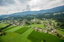 Die Gemeinde Fresach in Kärnten aus der Luft. • © Gemeinde Fresach