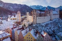 Das Hohe Schloss in Füssen im Winter. • © Füssen Tourismus und Marketing, Mathias Struck