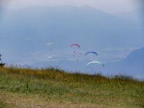 Der Gerlitzen ist ein beliebter Startplatz für Paraglider. • © skiwelt.de - Christian Schön