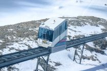 Natürlich nahezu ganzjährig in Betrieb ist das Gletscher-Shuttle. • © skiwelt.de / christian schön