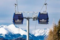 Seit Weihnachten 2022 ist die neue Zubringerbahn Greben10 im Skigebiet Grebenzen in Betrieb. • © Mediahome Werbeagentur